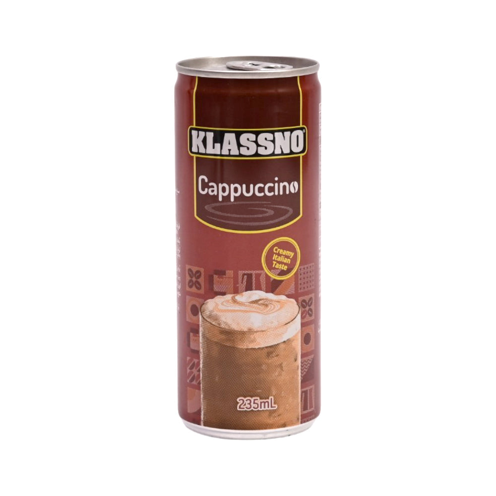KLASSNO COFFEE CAPPUCCINO CREAMY HALLEN TASTE CAN 235 ML