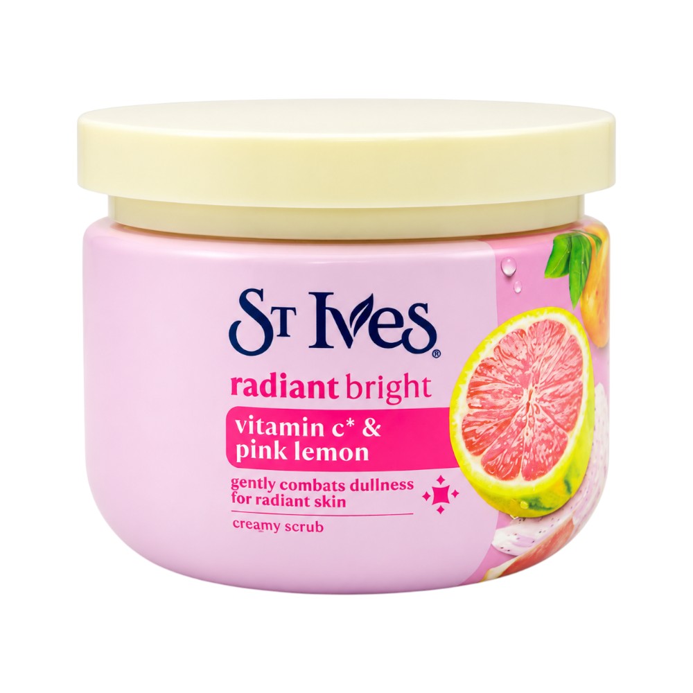 ST.IVES RADIANT BRIGHT PINK LEMON BODY SCRUB 300 GM