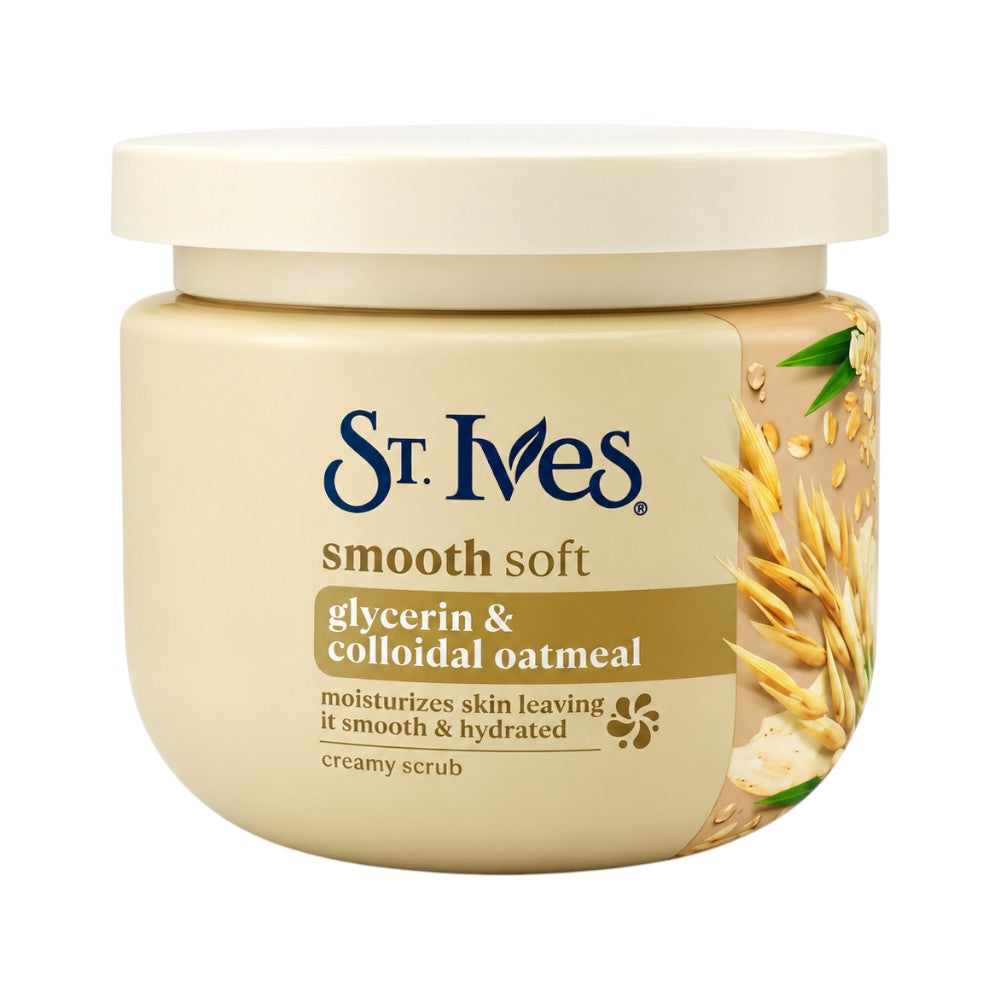 ST.IVES SMOOTH SOFT OATMEAL BODY SCRUB 300 GM