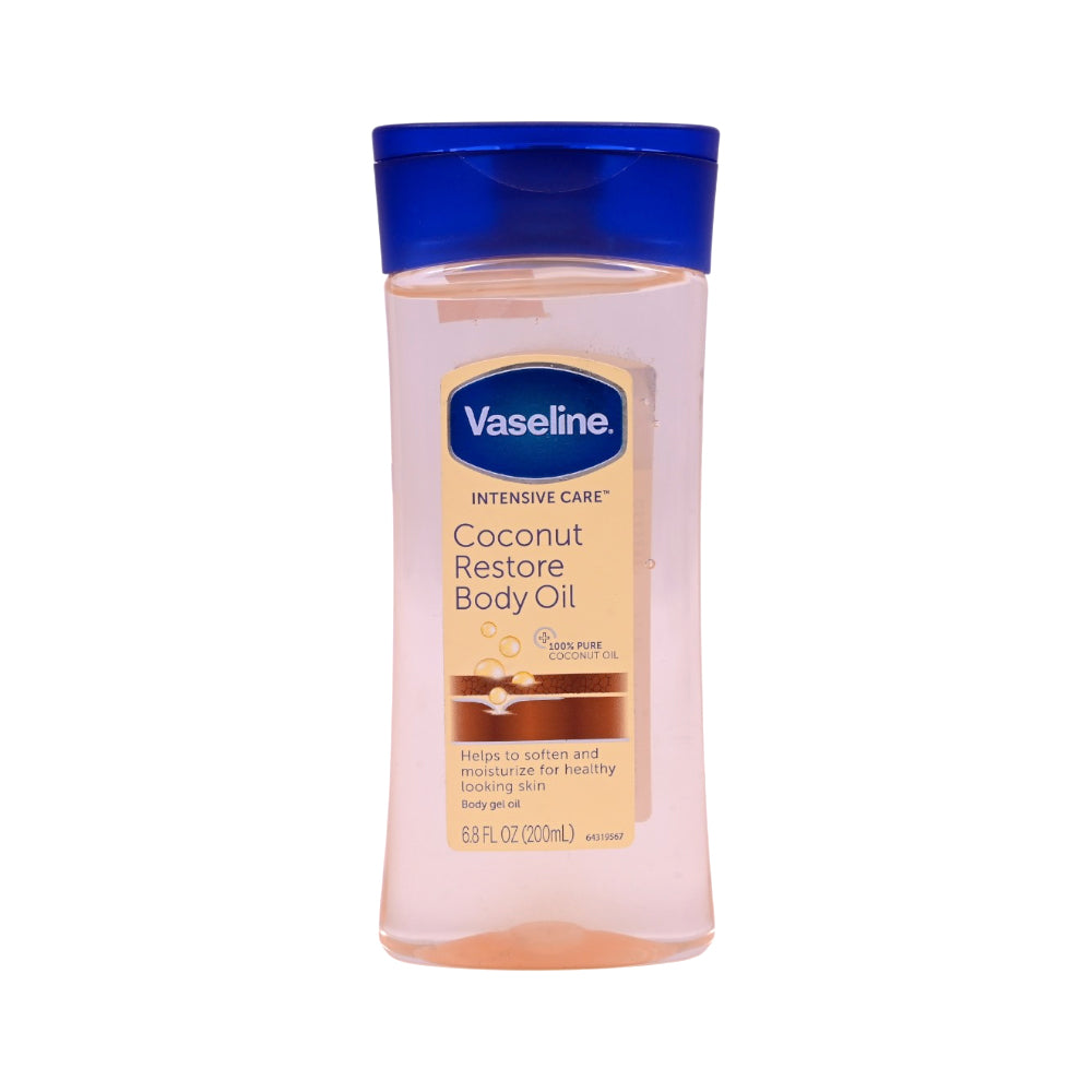 VASELINE COCONUT RESTORE BODY OIL 200ML