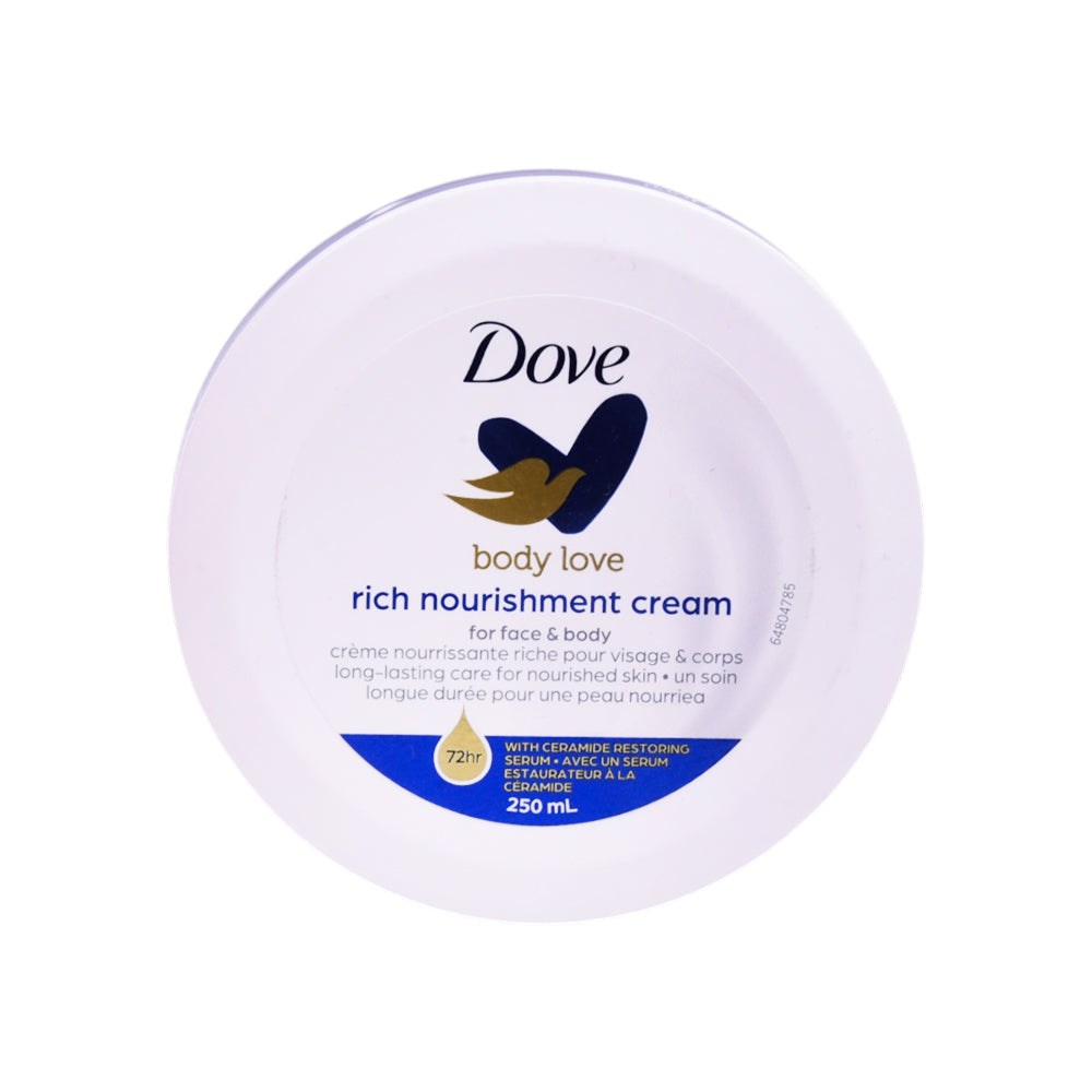 DOVE FACE & BODY CREAM RICH NOURISHMENT 250 ML