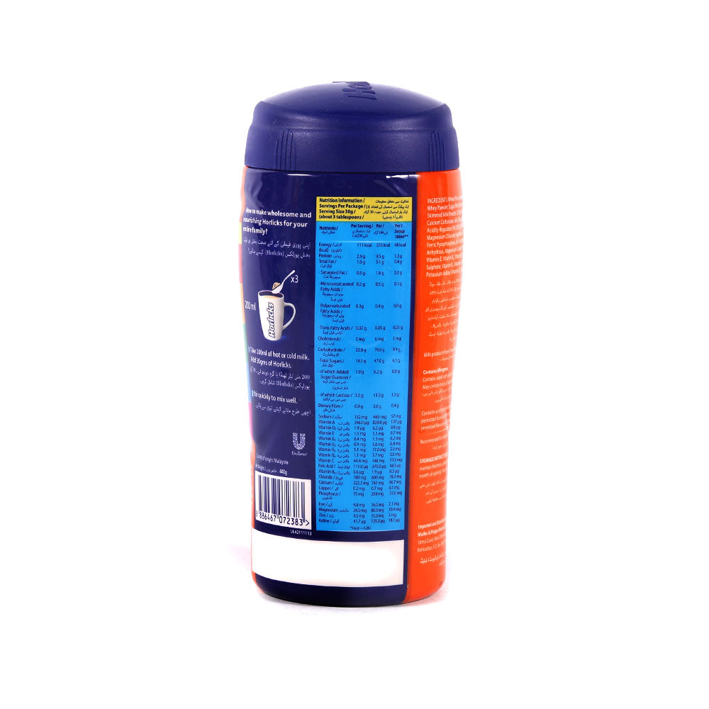HORLICKS DRINKING POWDER ORIGINAL JAR 440 GM