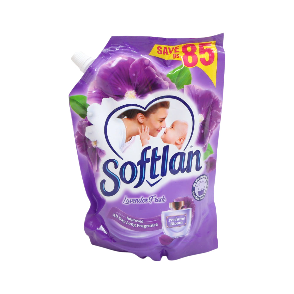 SOFTLAN FABRIC SOFTNER LAVENDER FRESH POUCH CP 1000 ML