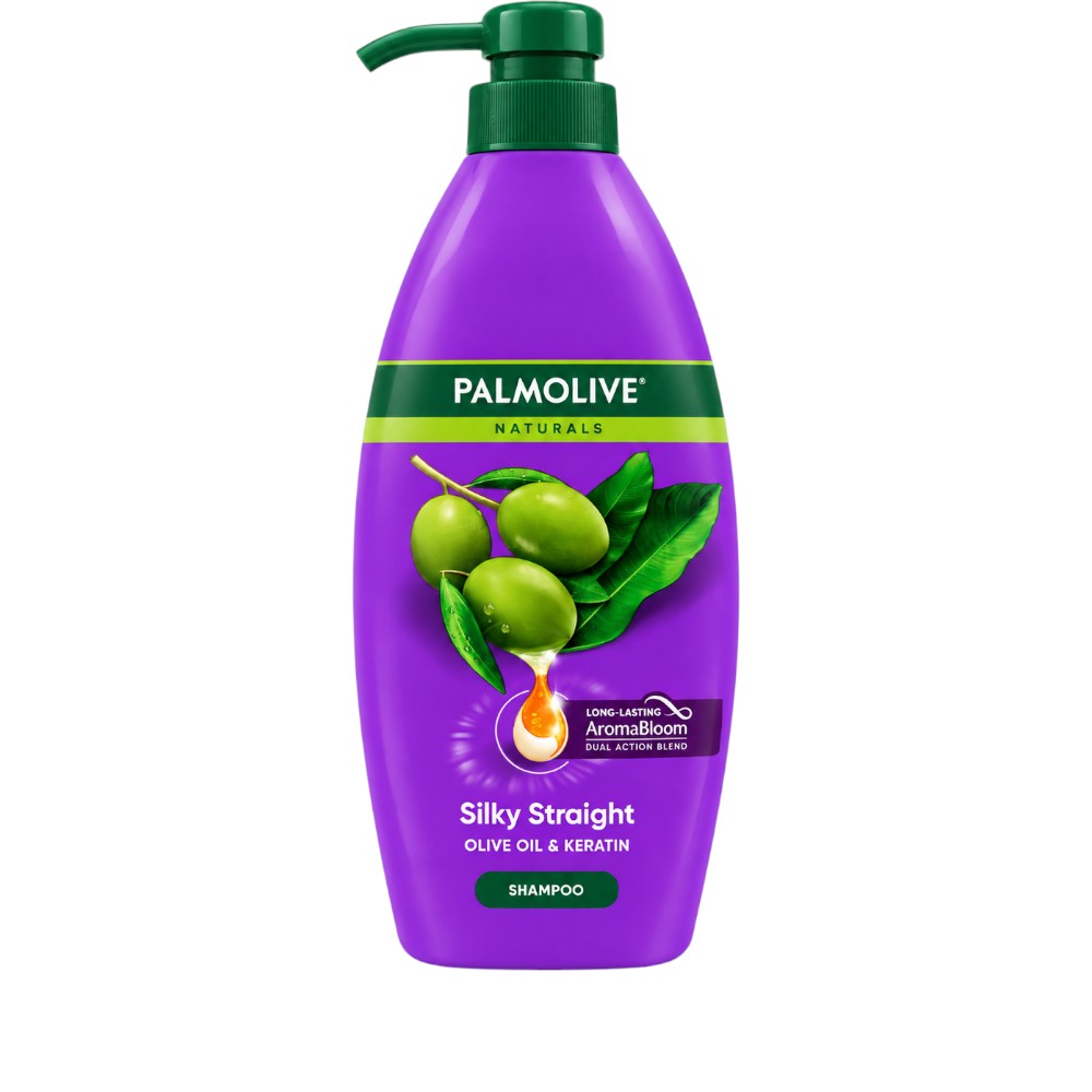 PALMOLIVE SHAMPOO SILKY STRAIGHT OLE & KARATIN 680 ML