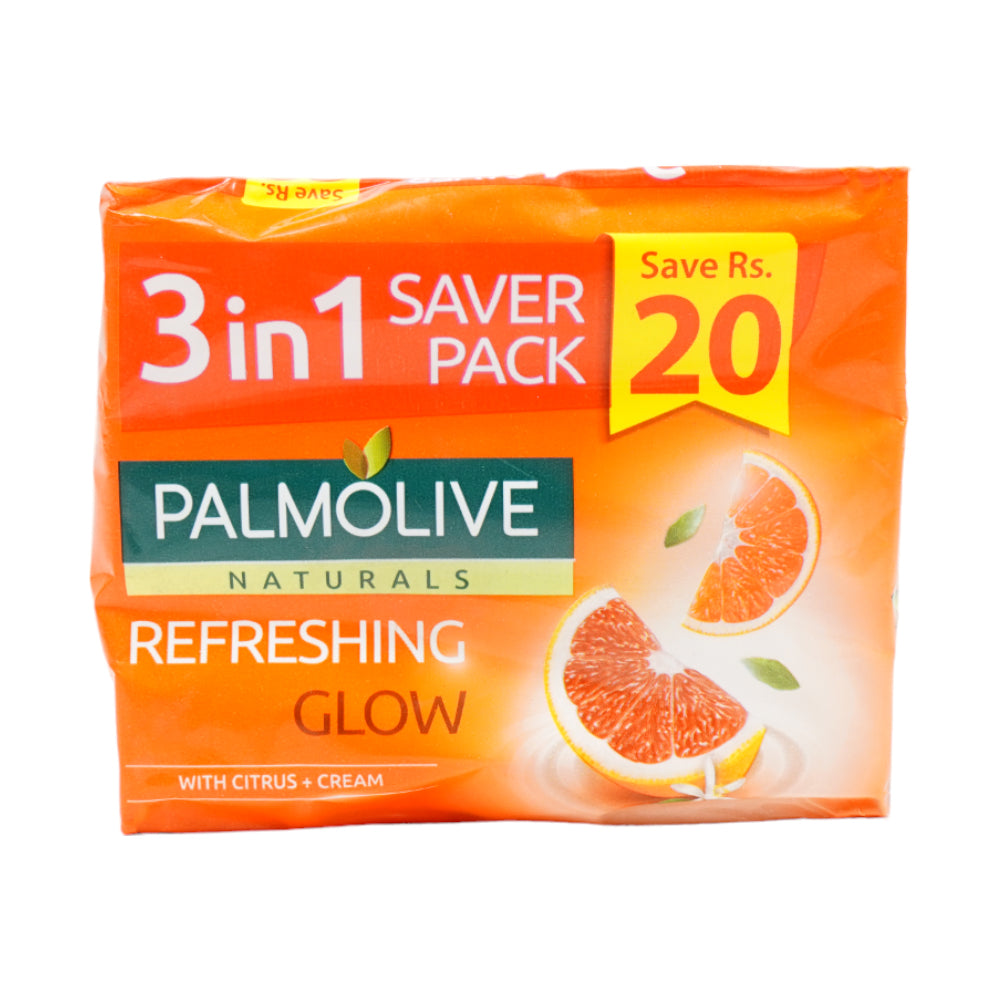 PALMOLIVE SOAP REFRESHING CITRUS AND CREAM 3X98 GM