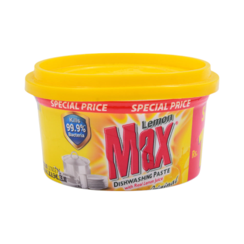 LEMON MAX PASTE DISH WASH SOAP YELLOW CP 200 GM