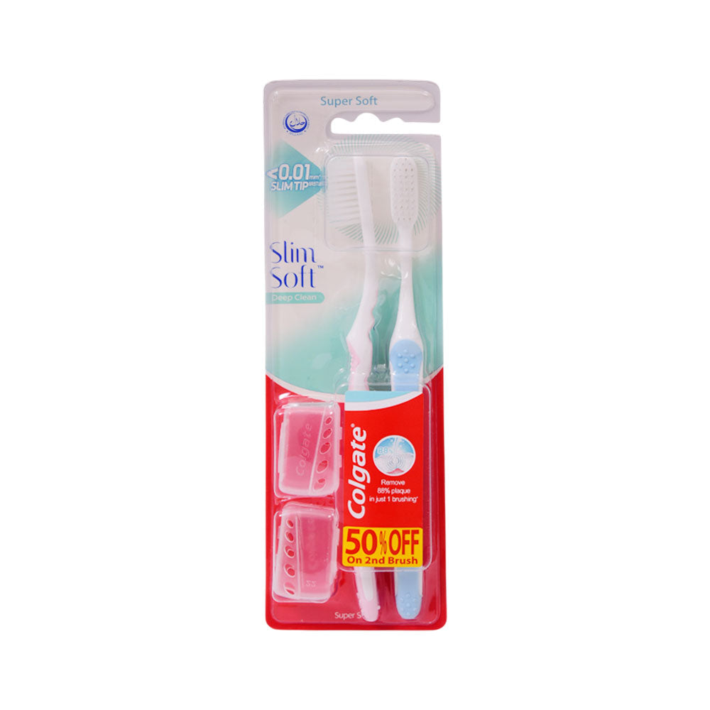 COLGATE SLIM SOFT DC  TWIN PACK