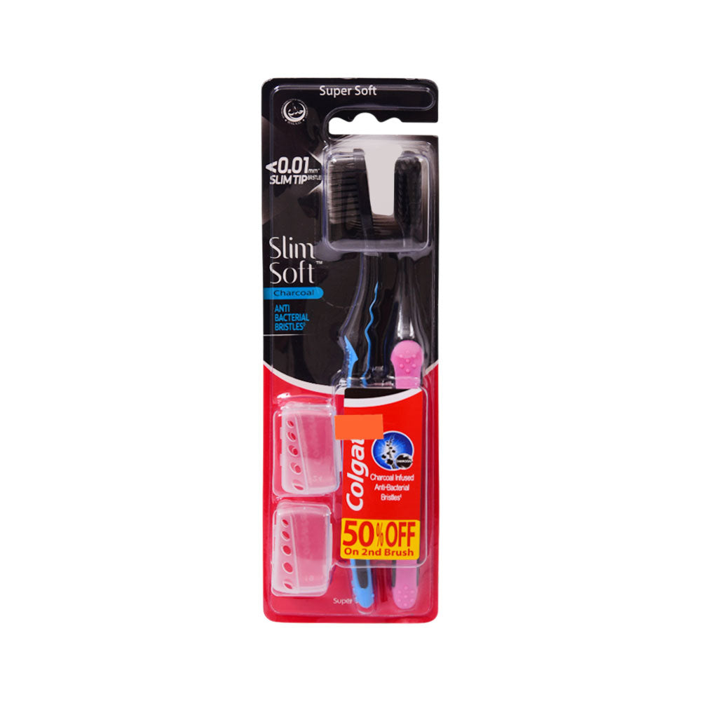 COLGATE SLIM SOFT CH TWIN PACK