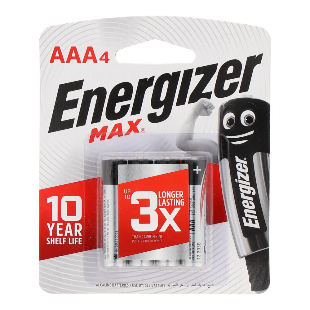 ENERGIZER MAX CELL AAA 4 PC