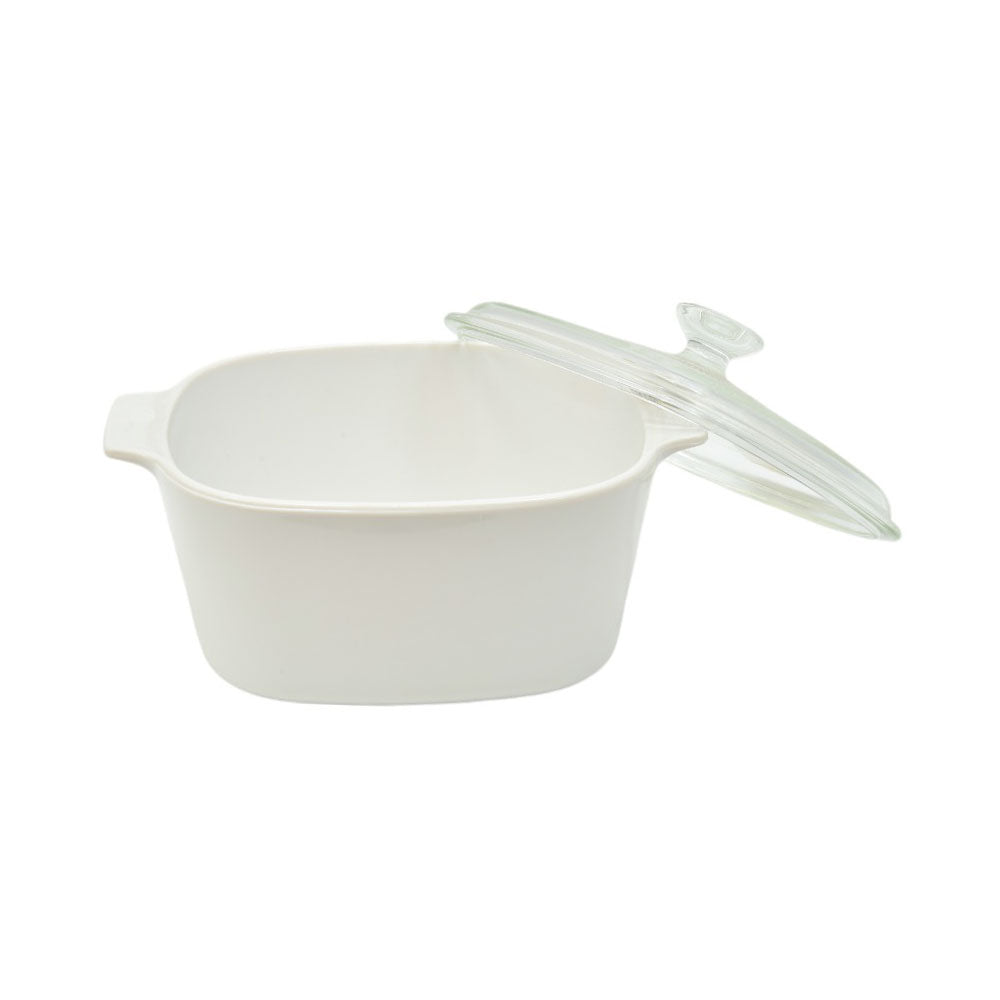 DONGA CORNINGWARE COVERED 3L PLAIN WHITE A-3JW PC