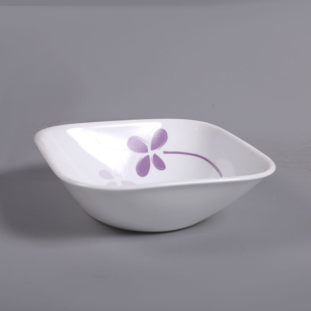BOWL CEREAL CORNINGWARE SQUARE WARM PANSIES 2323-WP-LP PC