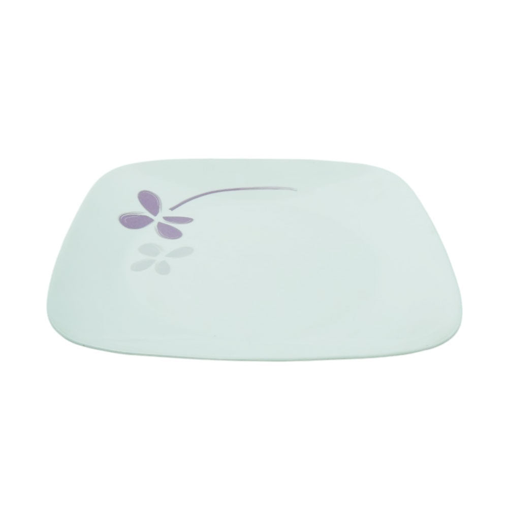 PLATE DINNER SQUARE CORNINGWARE WARM PANSIES 2213-WP-LP PC