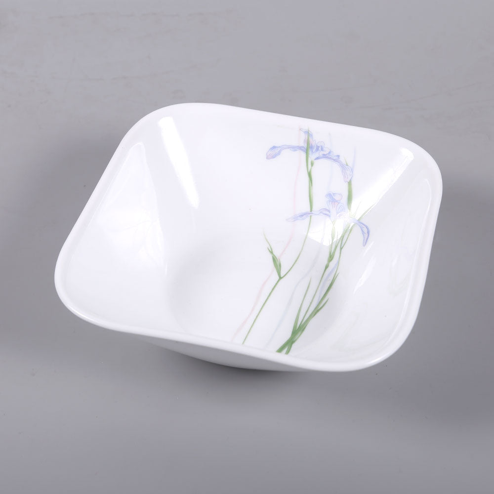 BOWL CEREAL CORNINGWARE SQUARE SHADOW IRIS 2323-333-LP PC