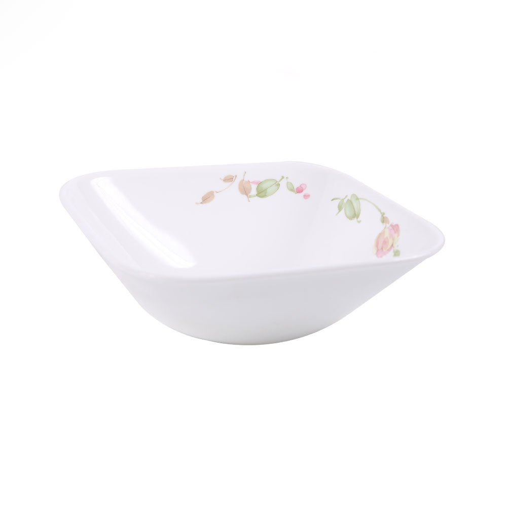 BOWL CEREAL CORNINGWARE SQUARE COUNTRY ROSE 2323-RS-LP PC