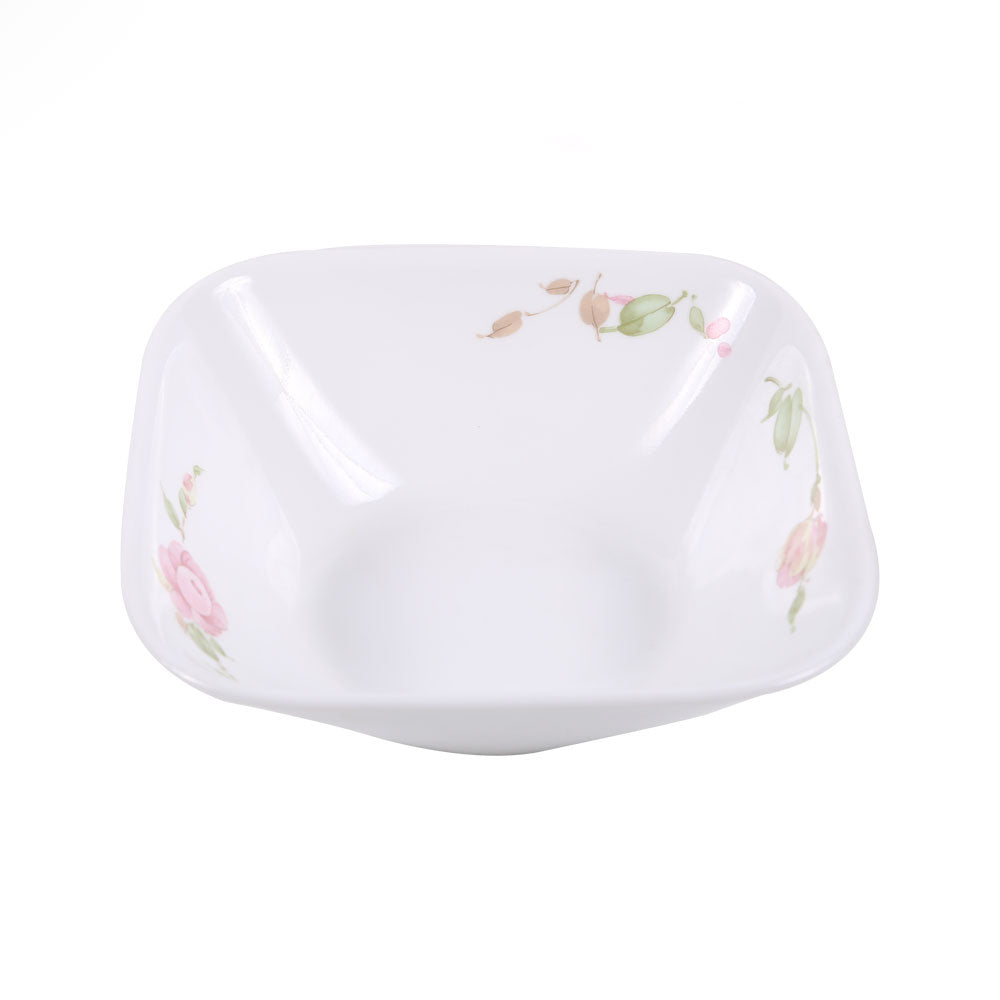BOWL CEREAL CORNINGWARE SQUARE COUNTRY ROSE 2323-RS-LP PC