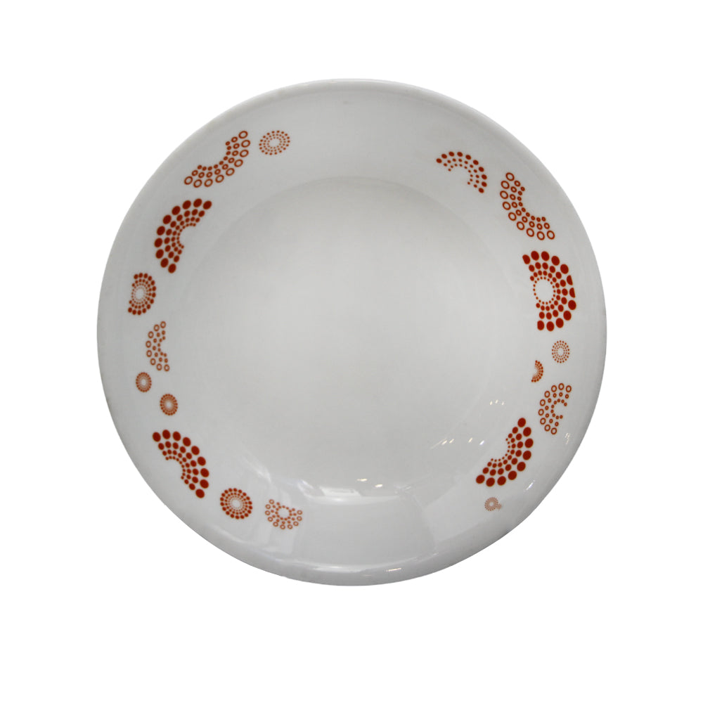 PLATE DEEP CORNINGWARE TICKLED PINK 420-TP-LP