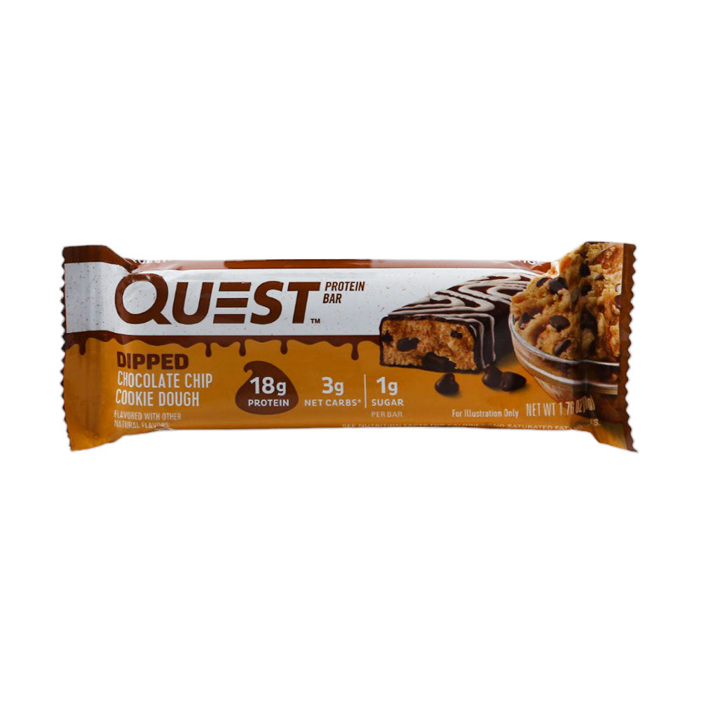 QUEST HERO CHOCOLATE CHIP COOKIE DOUGH BAR 50GM