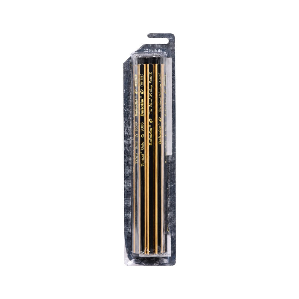 BAHADUR TRICA GOLDEN PENCIL 12PC 9006