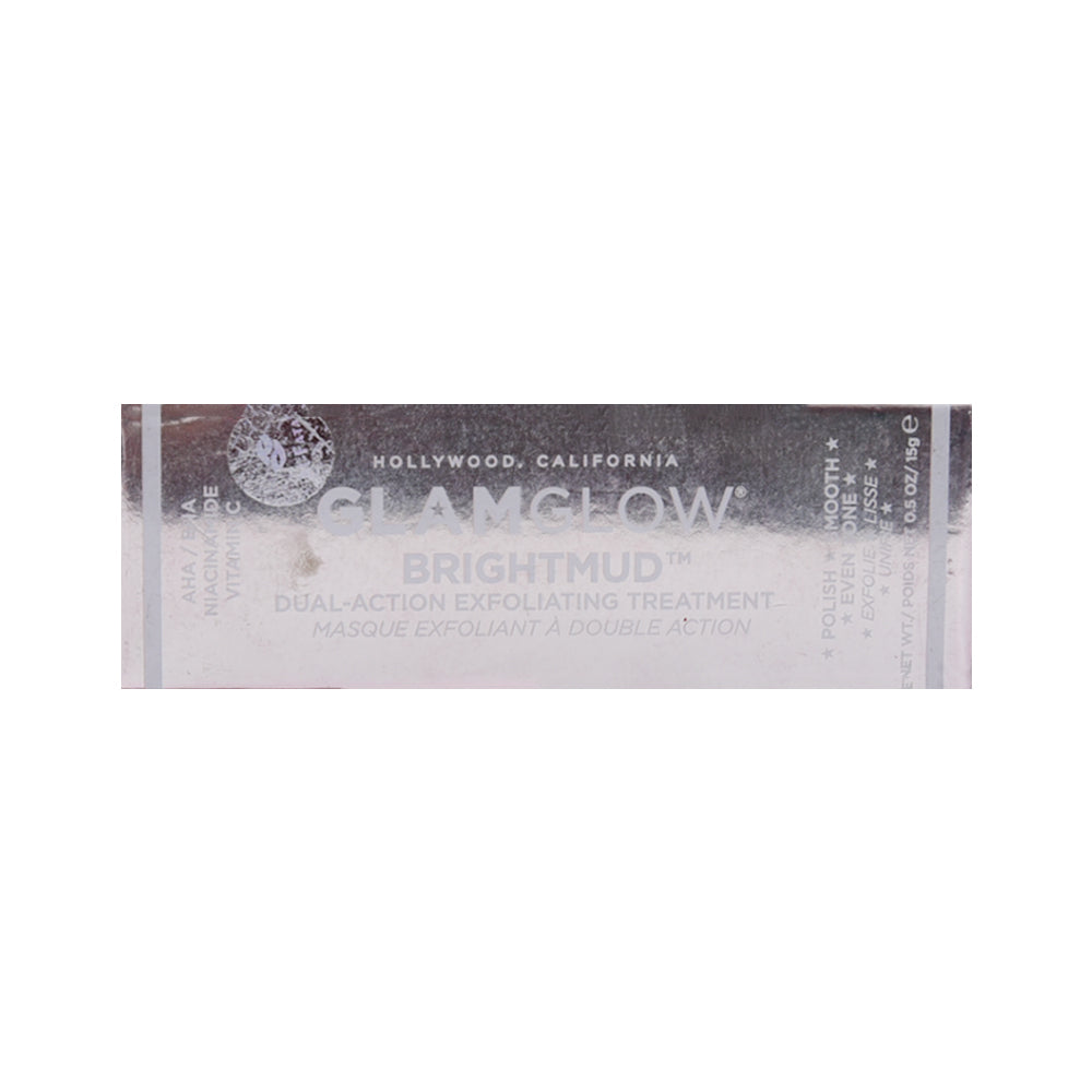 GLAM GLOW BRIGHT MUD DUAL ACTION EXFOLIATING TREAMENT AHA/BH