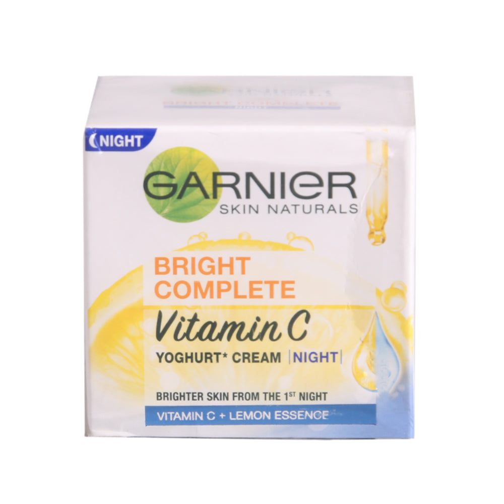 GARNIER BRIGHT COMPLETE VITMAN C NIGHT CREAM 40G