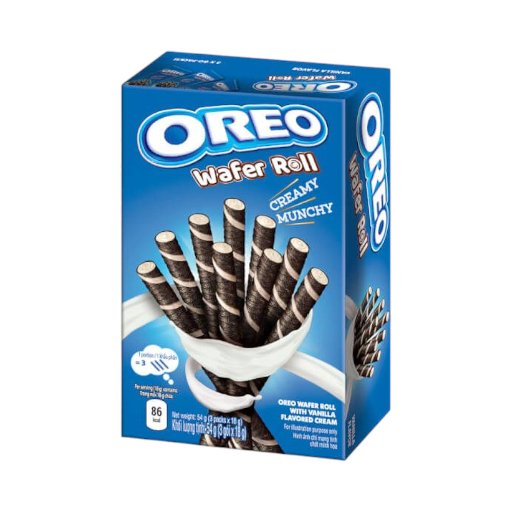 OREO WAFER ROLL CREAMY MUNCHY WITH CHOCOLATE 54 G