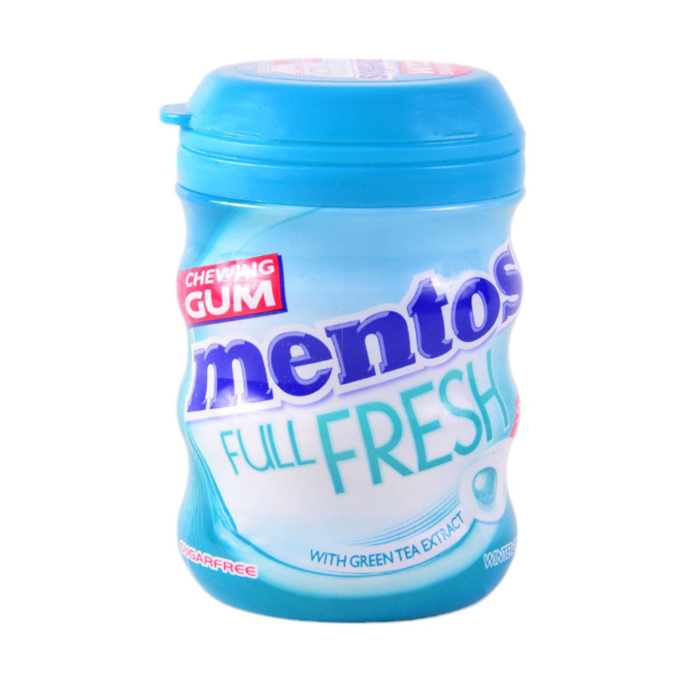 MENTOS FULL FRESH WINTER GREEN SUGER FREE GUM 61.25G