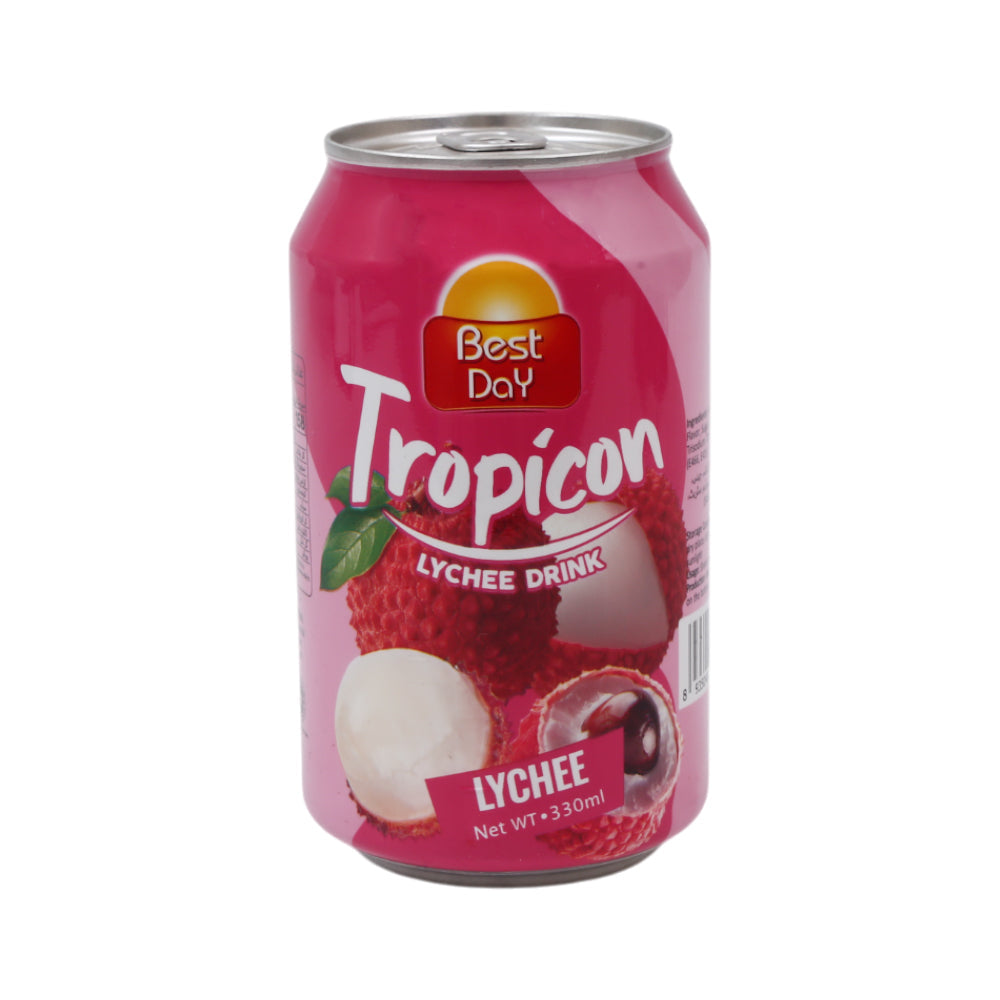 BEST DAY TROPICON LYCHEE DRINK CAN 330 ML