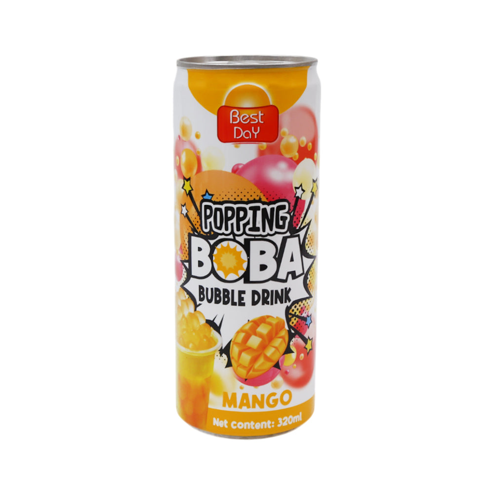 BEST DAY POPPING BOBA BUBBLE DRINK MANGO 320 ML