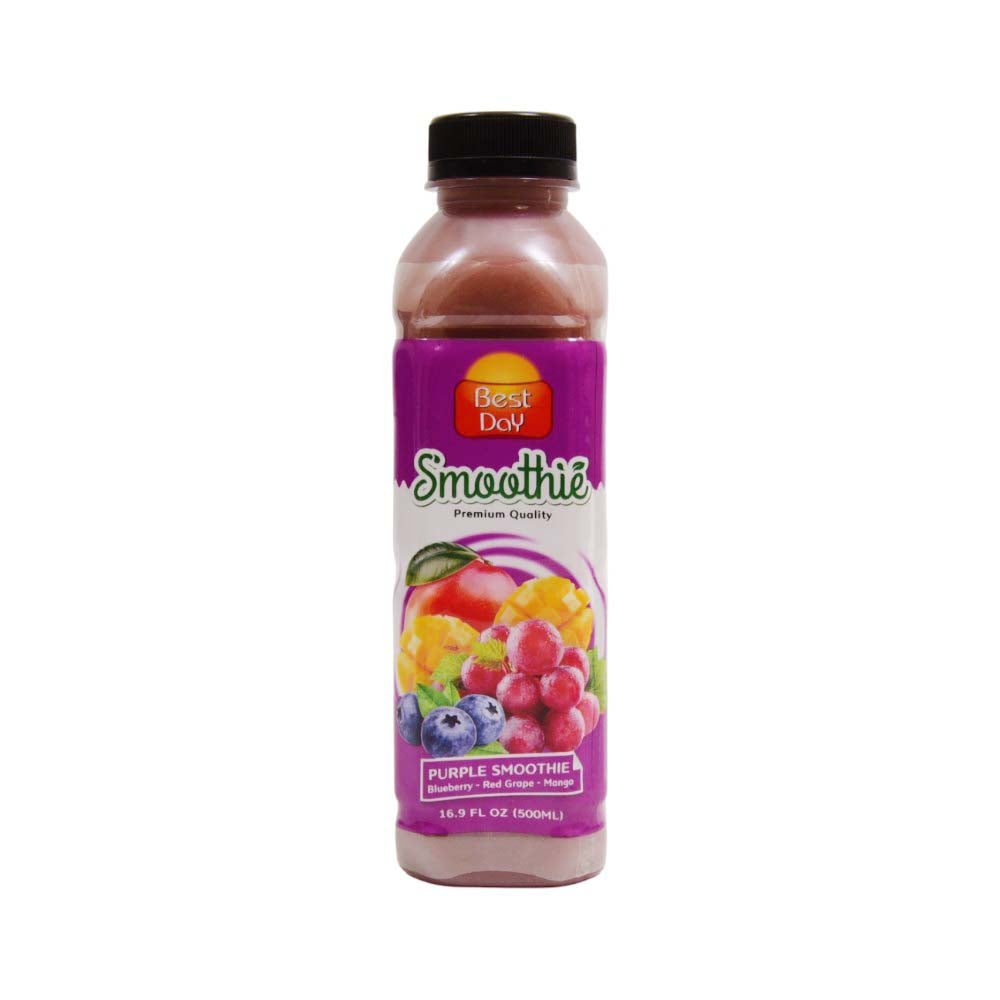 BEST DAY GREEN SMOOTHIE BLUEBERRY DRINK 500 ML