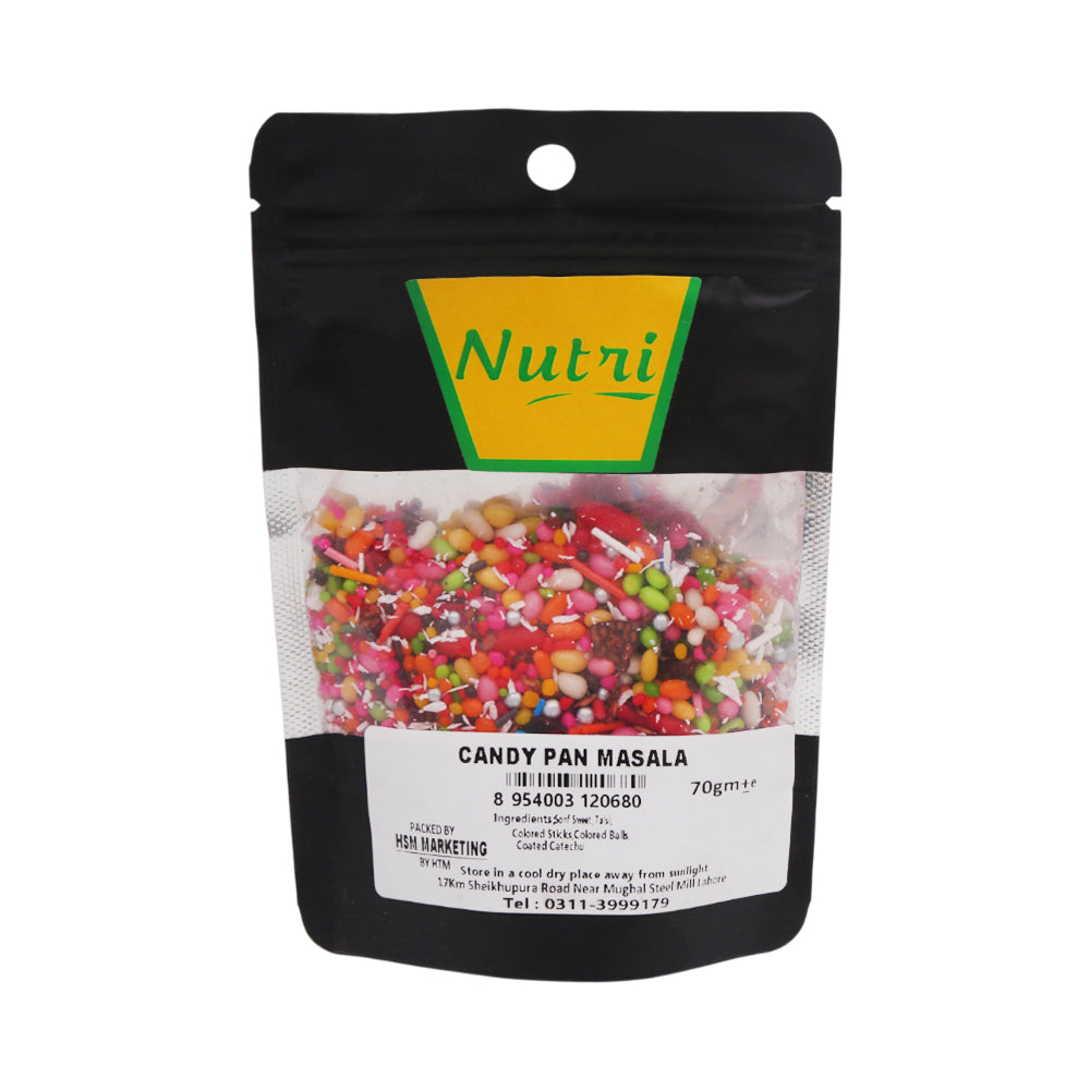 NUTRI CANDY PAN MASALA -POUCH PACK 70 GM