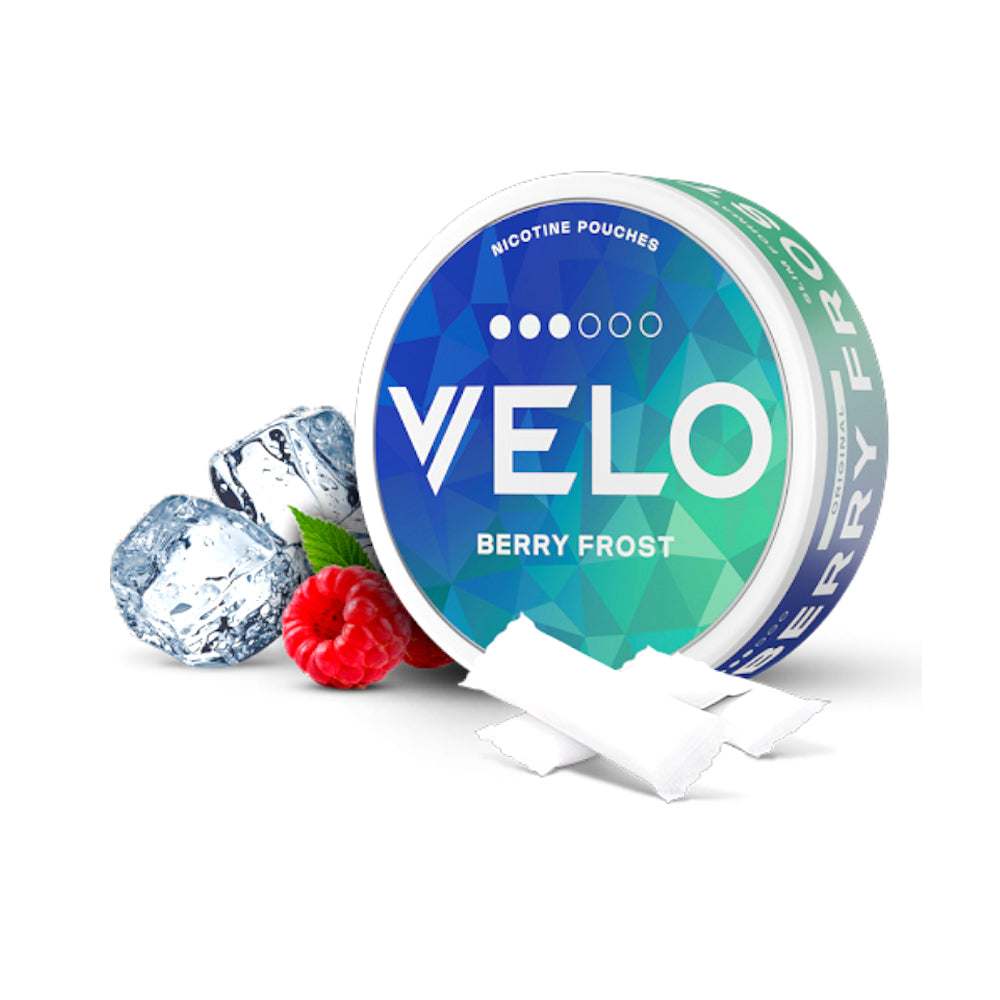 VELO BERRY FROST NICOTINE GUM 10MG