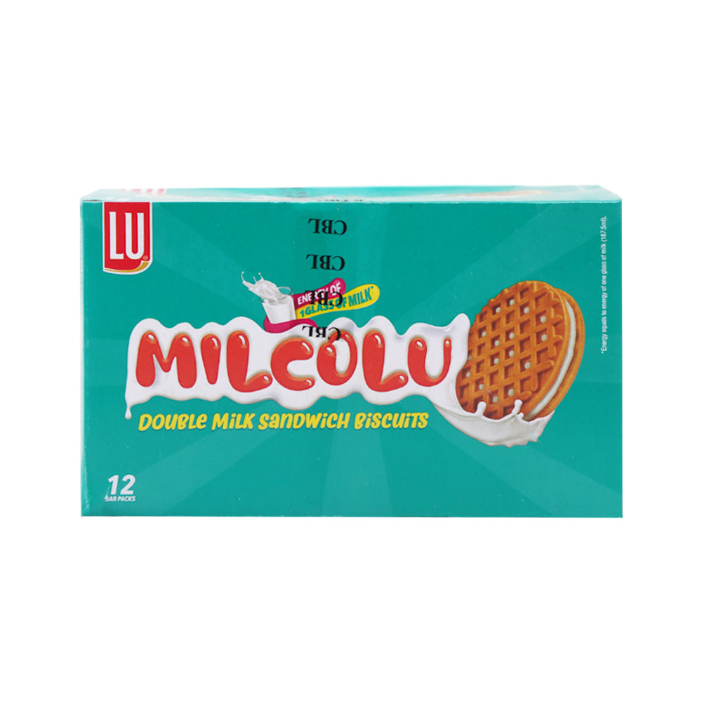 LU MILCO LU DOUBLE MILK SANDWICH BISCUIT 22.5 GM B/P BOX 12P