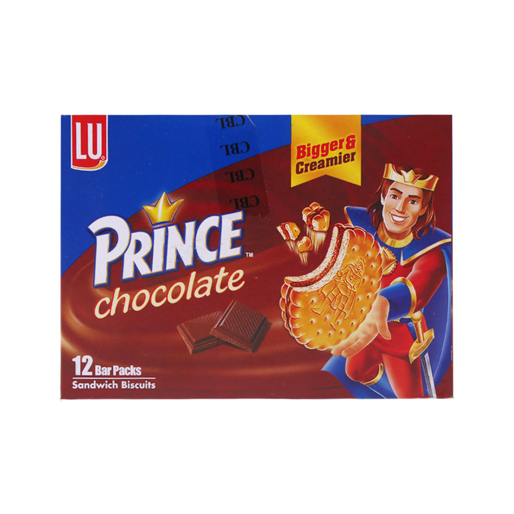 LU PRINCE CHOCOLATE BISCUIT 19.6 GM B/P BOX 12PC