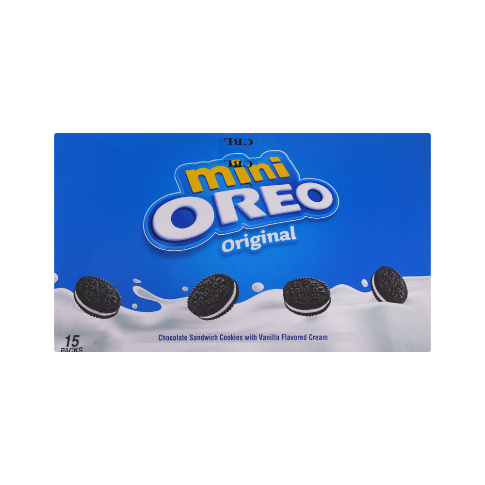 LU OREO BISCUIT MINI ORIGINAL 20.6 GM BOX 15 PCS
