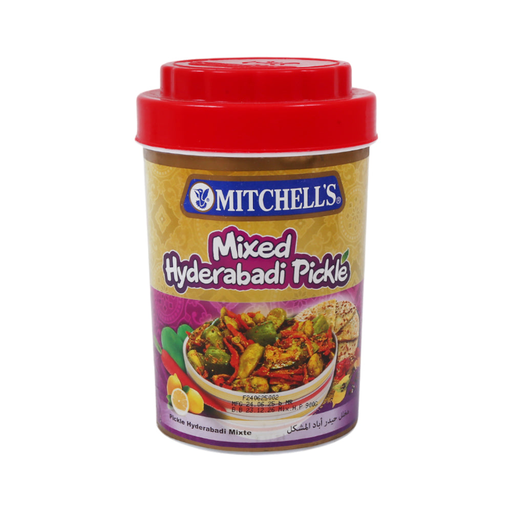 MITCHELLS MIXED HYDERABAD PICKLE JAR 900 GM
