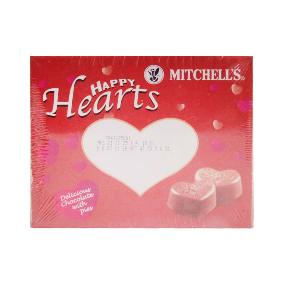 MITCHELLS HAPPY HEARTS CHOCOLATE BOX 375 GM