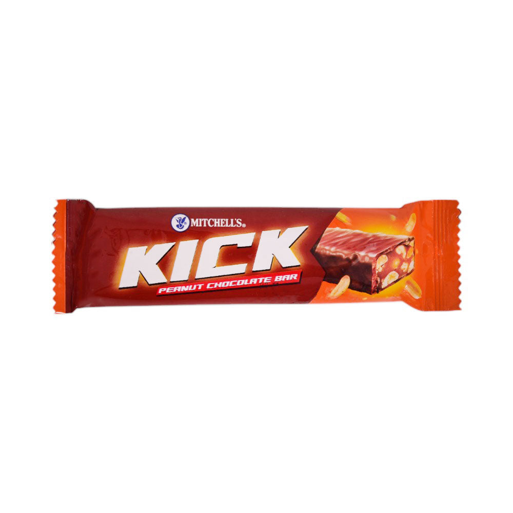 MITCHELLS KICK PEANUT CHOCOLATE BAR 34GM