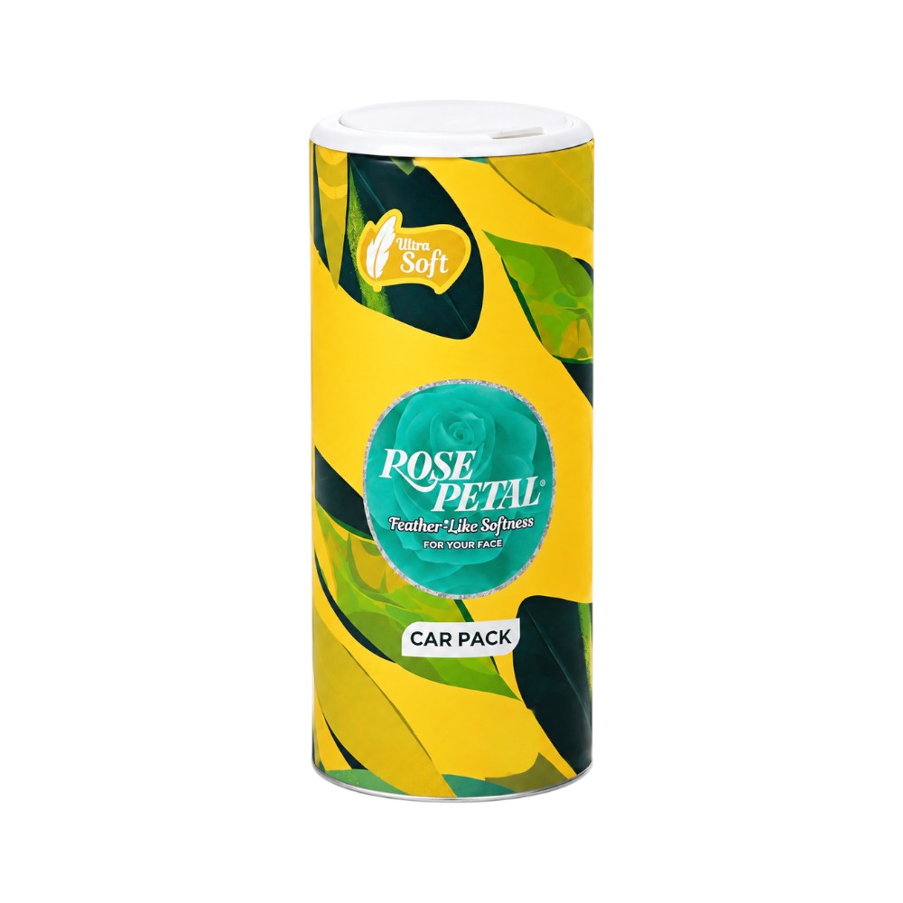 ROSE PETAL TISSUE CAR PACK 70 PULLS 2 PLY