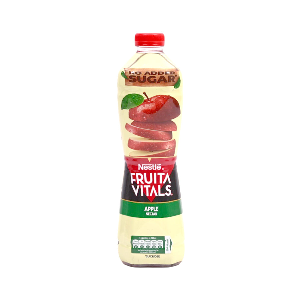 NESTLE FRUITA VITAL NO ADDED SUGAR APPLE NECTAR 1 LTR