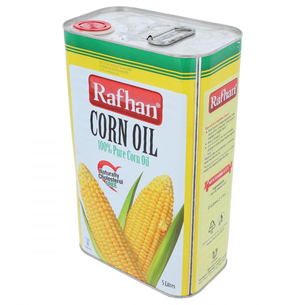 RAFHAN CORN OIL TIN 5 LTR