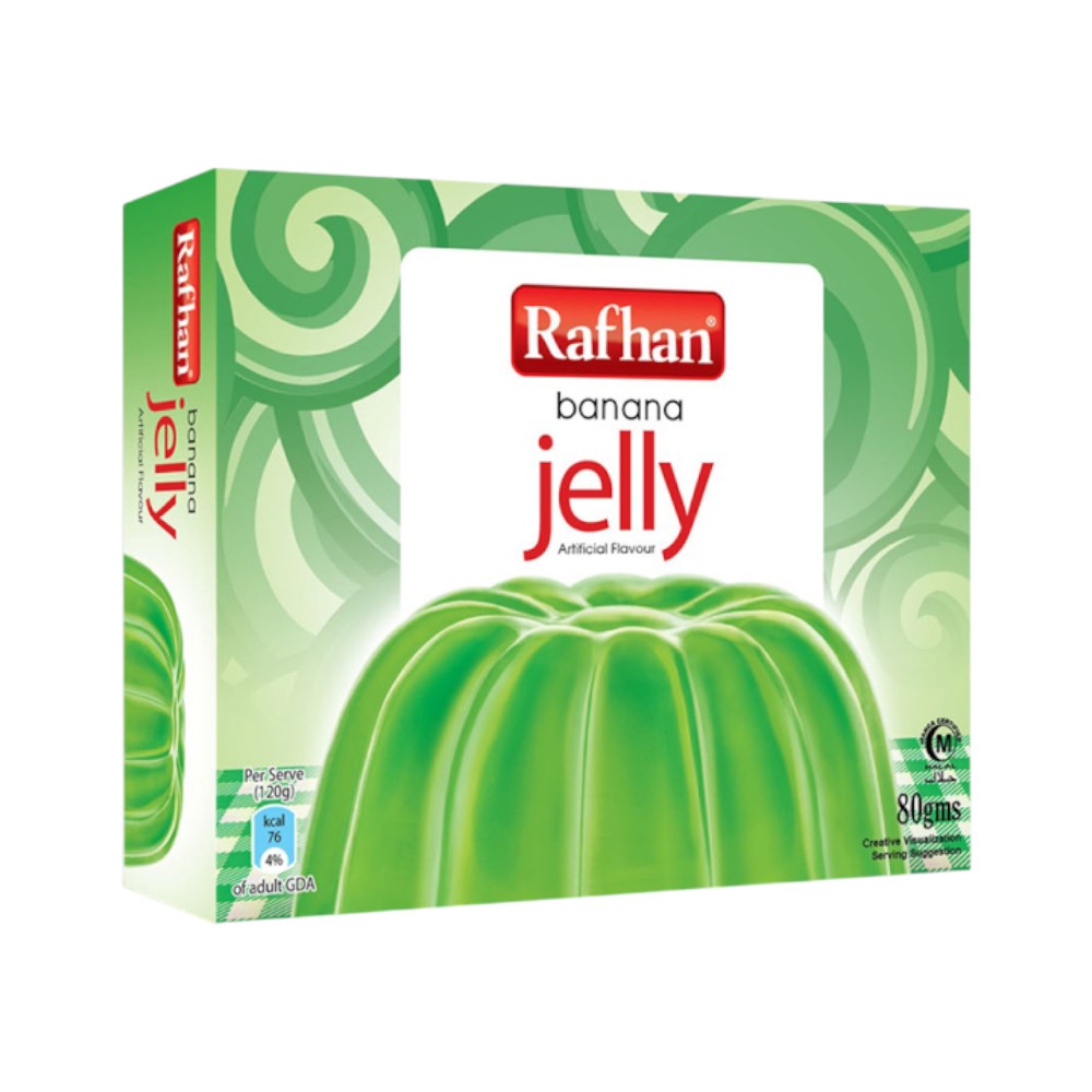 RAFHAN JELLY CRYSTAL BANANA 80 GM