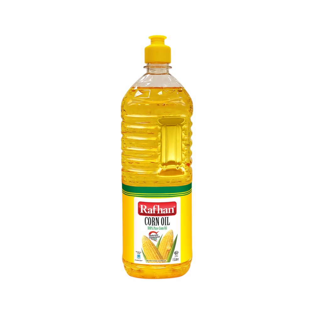 RAFHAN CORN OIL BOTTLE 1 LTR