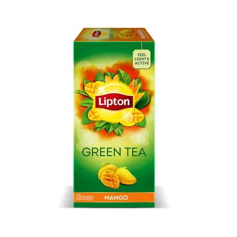 LIPTON GREEN TEA BAG MANGO 25S