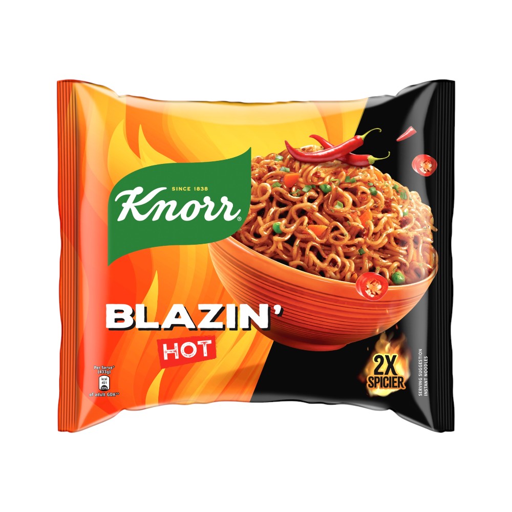 KNORR NOODLES BLAZING PACK OF 2 102 GM
