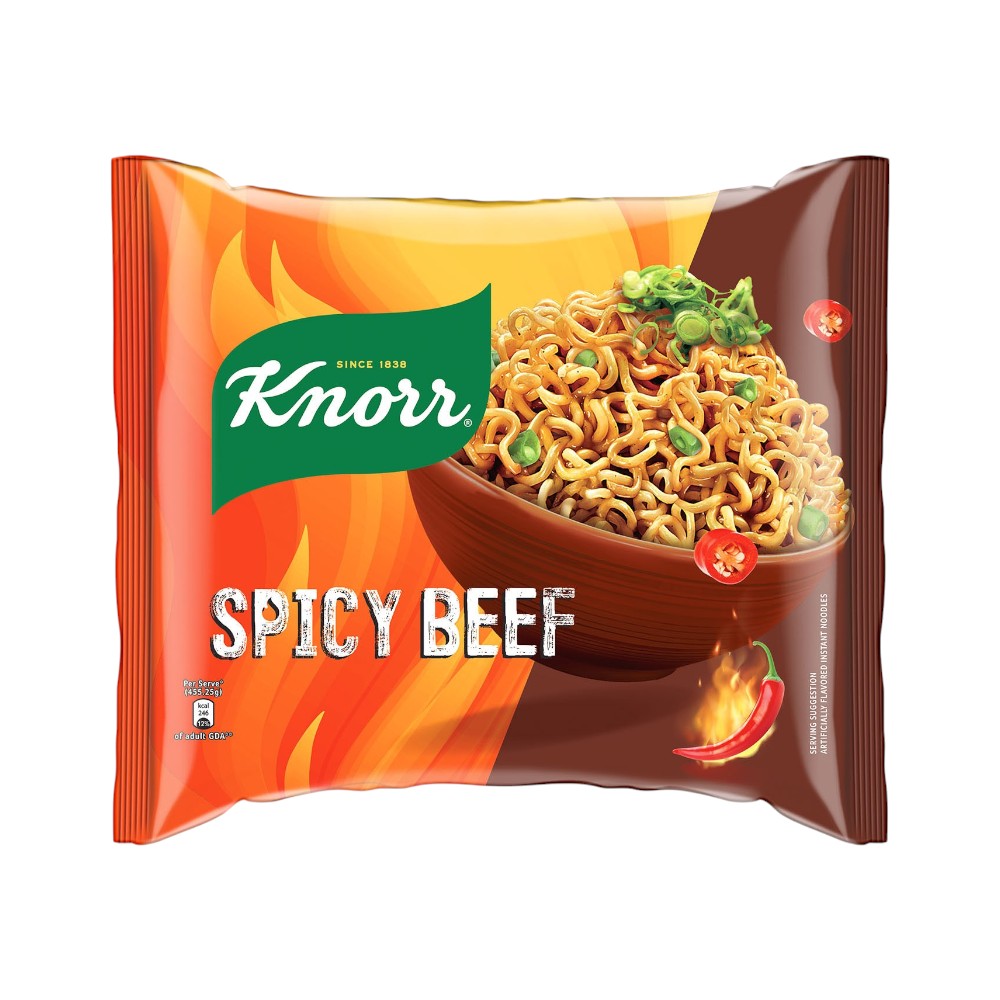 KNORR NOODLES SPICY BEEF 110.5 GM