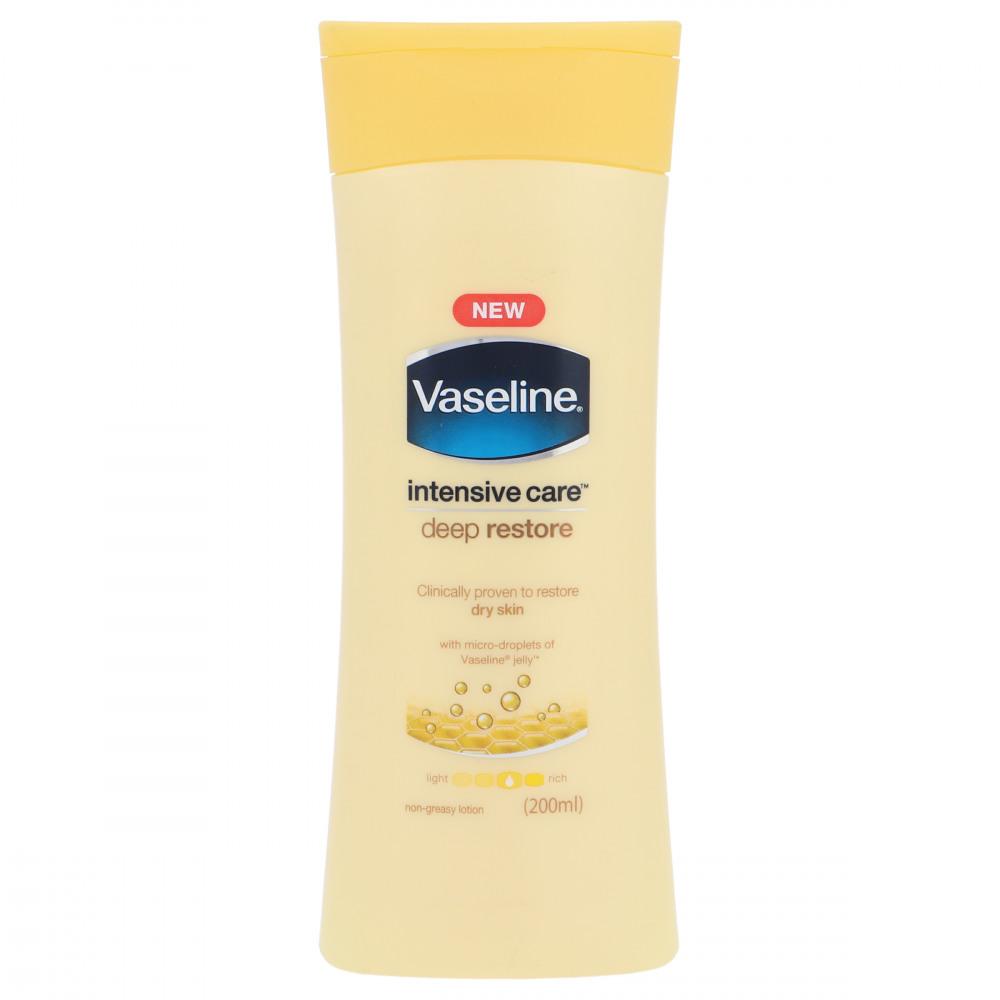 VASELINE INTENSIVE CARE DEEP RESTORE NON-GREASY LOTION 200ML