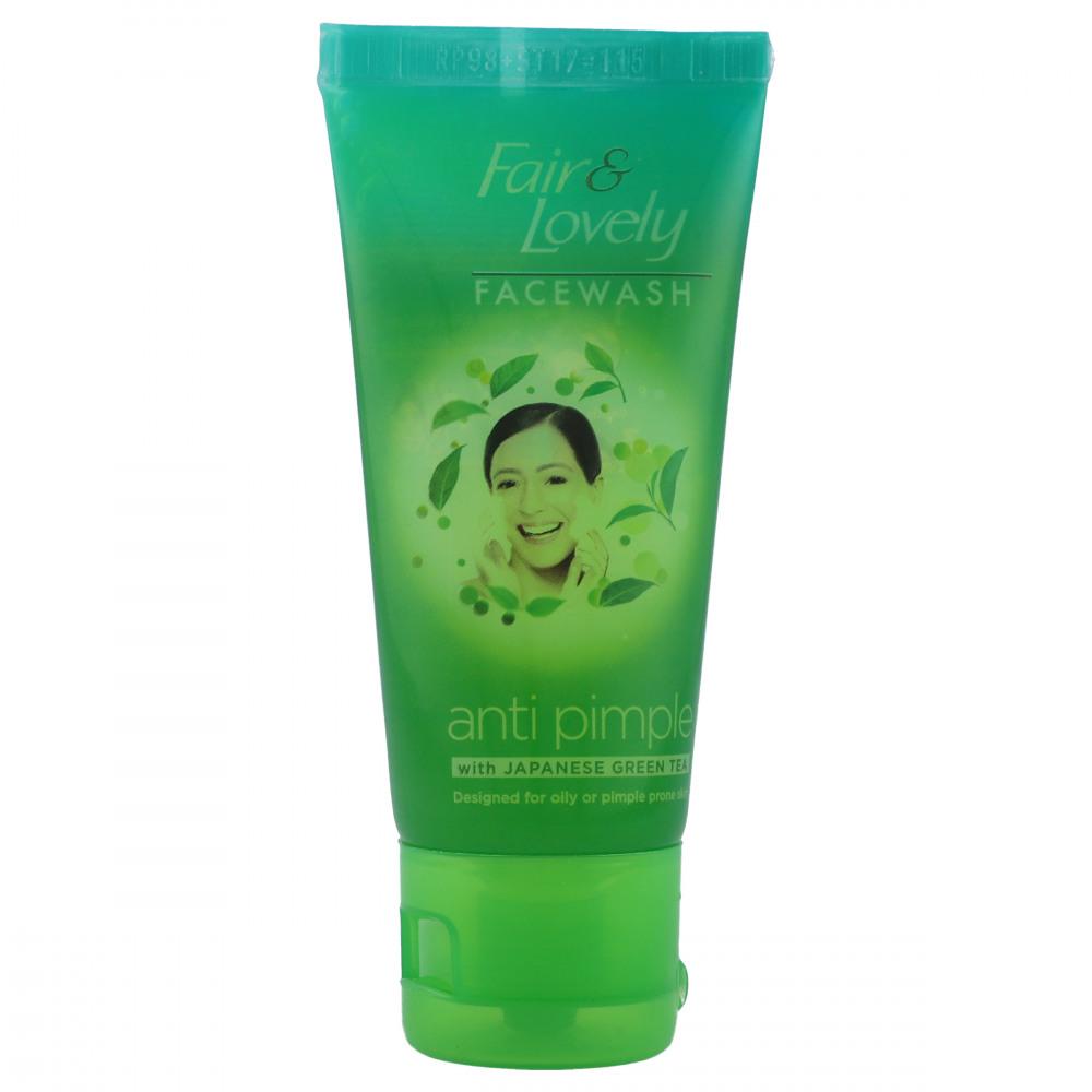 FAIR & LOVELY FACE WASH ANTI PIMPLE WITH GREEN TEA 50 GM