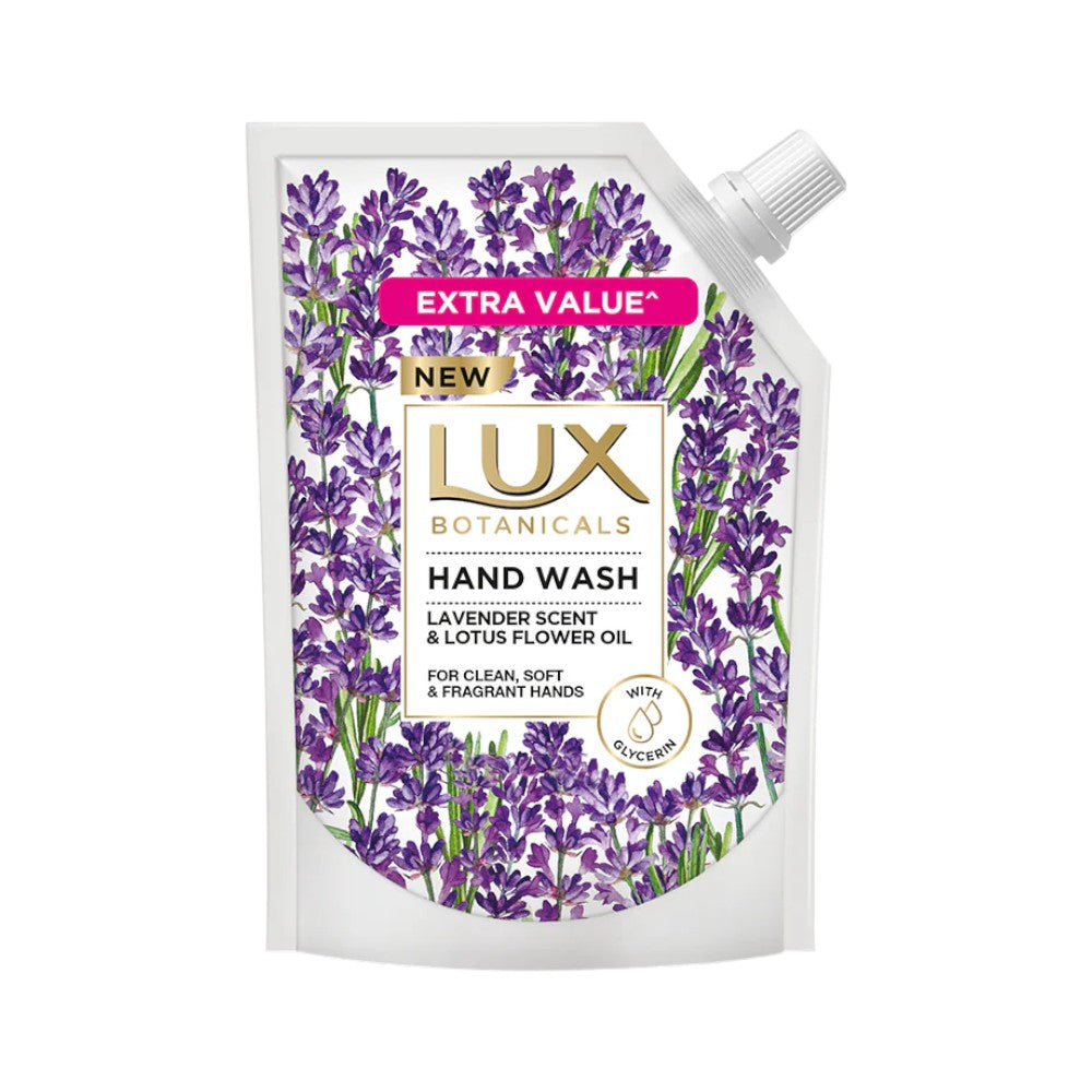 LUX HAND WASH LAVENDER POUCH 450ML