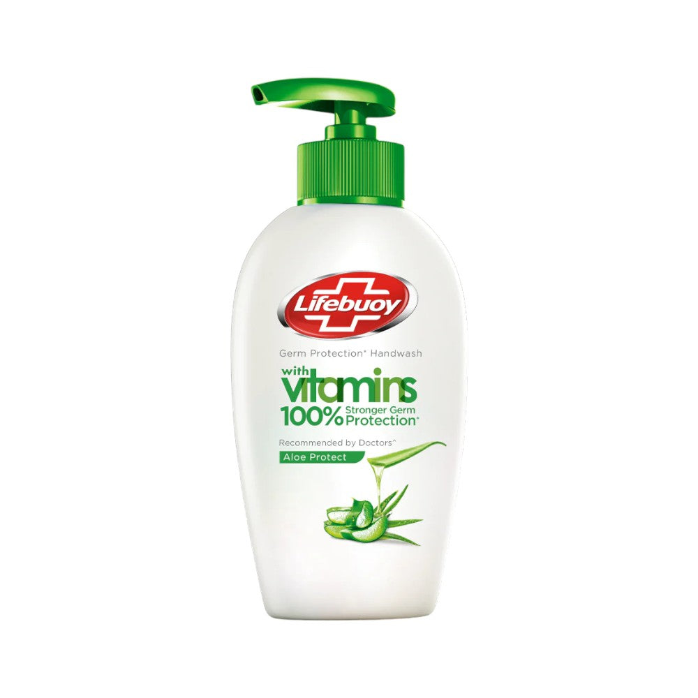 LIFEBUOY HAND WASH BOTTLE ALOE A1 SOAP 200 ML