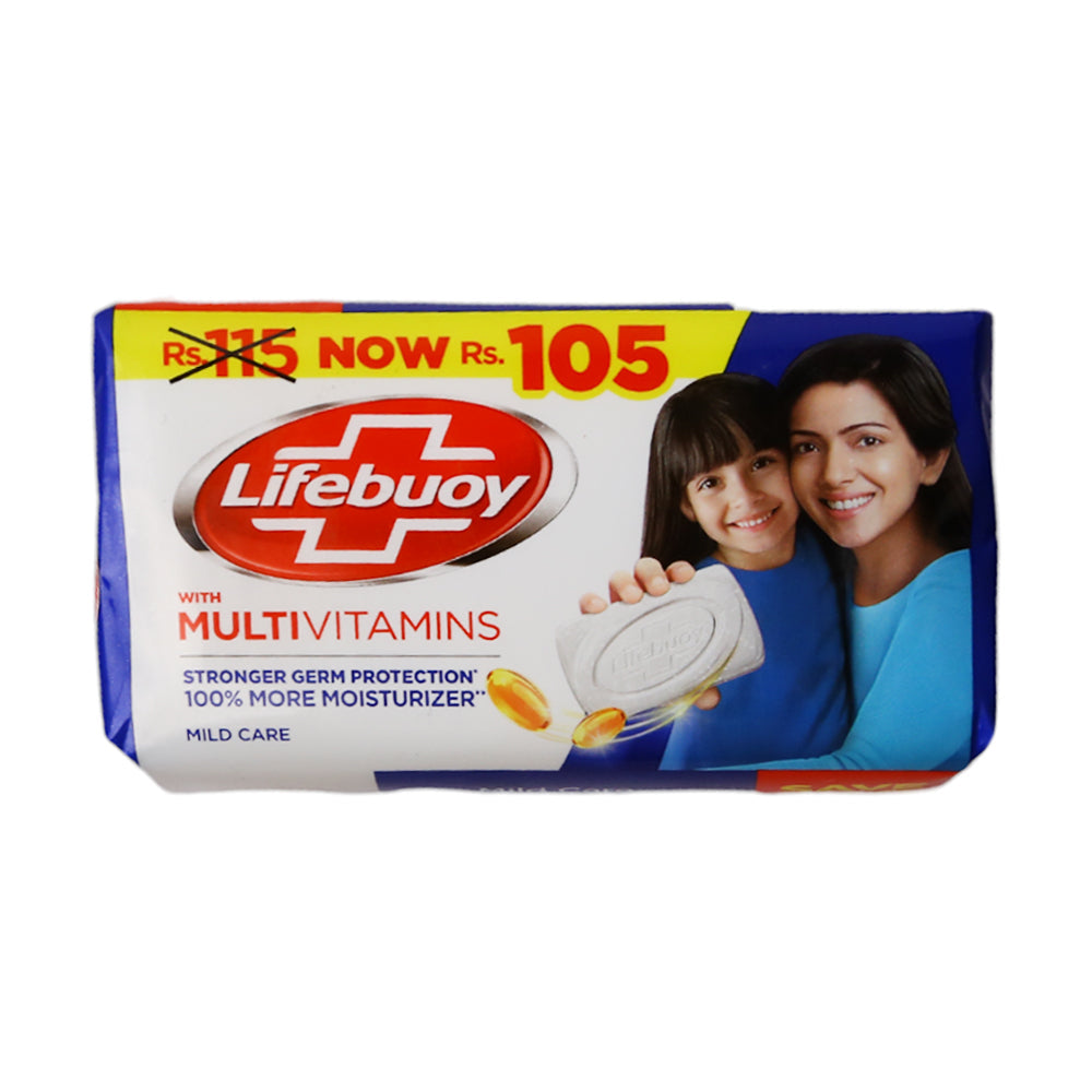 LIFEBUOY SOAP MILD CARE SAVE RS.10 128 GM